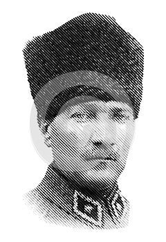 Ataturk portraitÃ¢â¬â stock illustration Ã¢â¬â stock illustration file photo